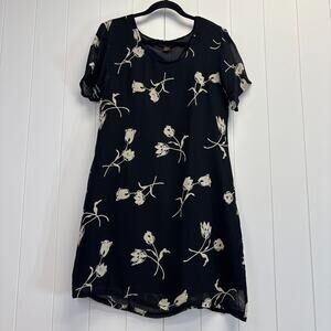 Sacred Threads Women's Floral Boho Hippie Summer Midi Dress Size M/L Whimsigoth